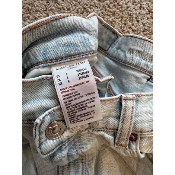 American Eagle Outfitters High rise, Baggy, straight, Woman's Jeans/Pants; 6 - Picture 4 of 12